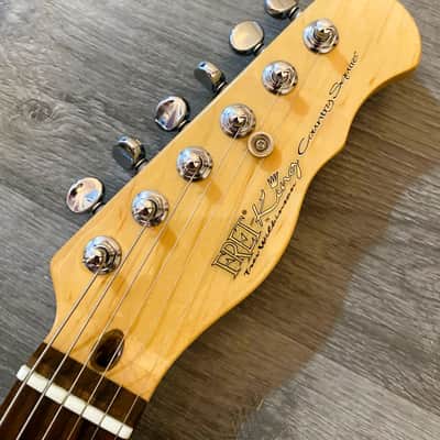 Fret King Country Squire Semitone Deluxe Thinline wHSC Natural HSH Blend Control image 4