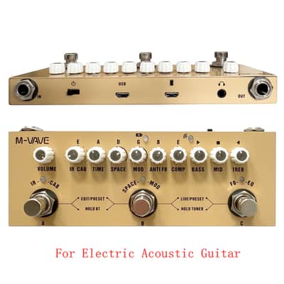 M-vave cube baby Rechargeable Multi Effects Pedal for Electric Acoustic Guitar,price include the import duty for US buyer image 1