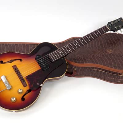 1961 Gibson ES-125 T 3/4 - Sunburst - Rare 3/4 Model! P-90 Pickup image 2