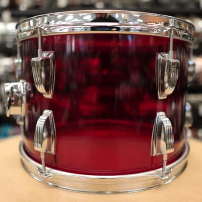 Vintage 70s Ludwig 9x13" Vistalite Tom (Red Acrylic) image 9