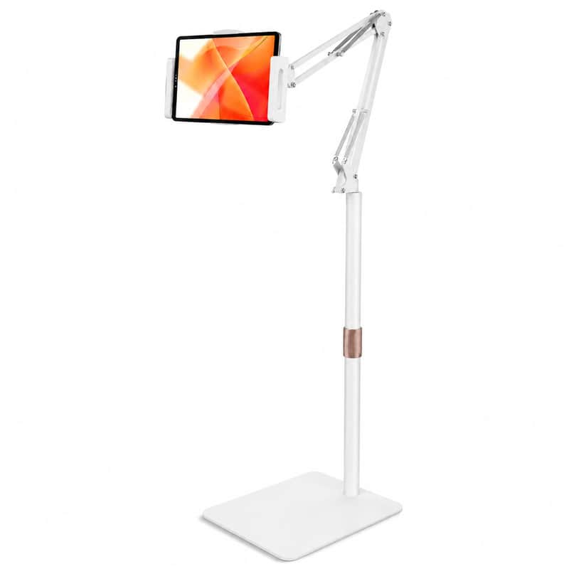 5 Core Tablet Floor Stand 360° Rotatable Adjustable Overhead Universal Bed Phone iPad Stand image 1