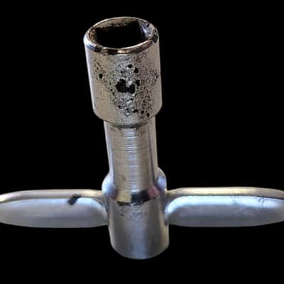 Vintage 1950's-1960's Rogers Drum Key RARE! Early Stamped Logo Machined Steel image 6