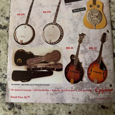 Epiphone Catalog 1995 les Paul flying V Ixplorer SG standard classic goldtop custom nighthawk Pro 1 2 Firebird special image 9