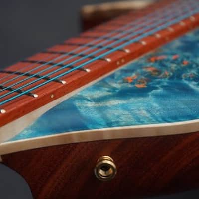 Stradi Lavafall Symphony 7-String Guitar (not a bass) 2023 - Satin image 7