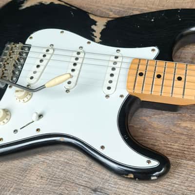 MyDream Stratocaster Custom Built -Heavy Relic Black CBS Hepcat 69 image 4