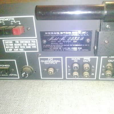 Marantz Model 2235B 50-Watt Stereo Receiver 1976 - 1977 - Silver with Wood Case image 5