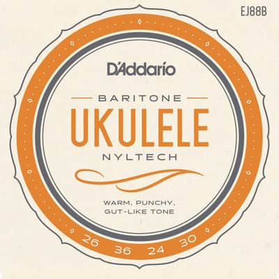 D'ADDARIO EJ88B NYLTECH UKULELE STRINGS- BARITONE image 1