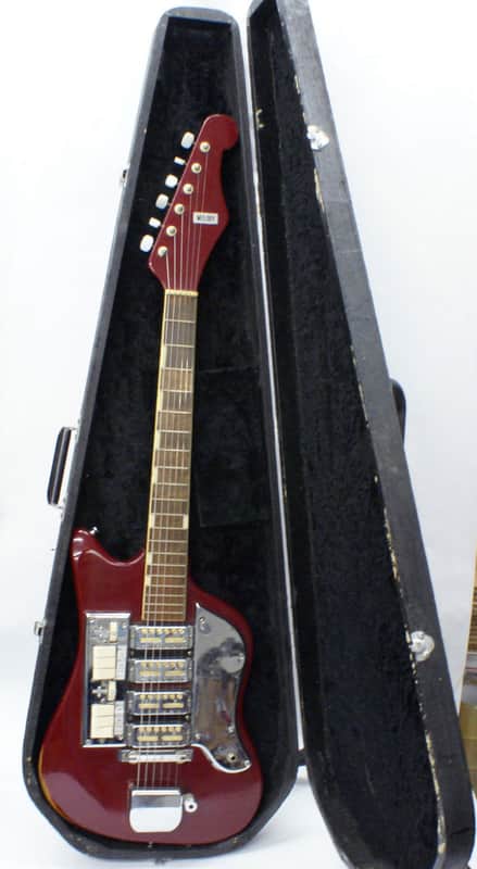 Vintage Sixties Teisco/Melody SS-4L Electric Guitar with 4 Gold