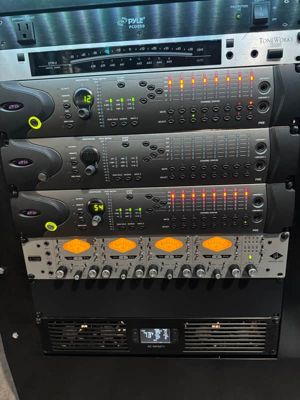 Avid PRE 8-Channel Remote Controlled Mic Preamp 2010s - Dark Gray image 1