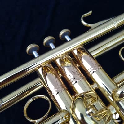 0.462 Mt Vernon Vincent Bach Stradivarius Lightweight STAR 25 trumpet case mouthpiece  gamonbrass image 13