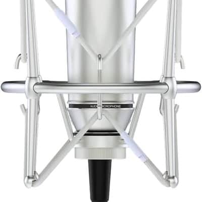 Studio Condenser Microphone, 26mm Gold Large Diaphragm Capsule, Including Foam Filter, Metal Shock Mount, XLR Cable and Mic Bag - for Singing, Vocal Recording and Podcasting image 1