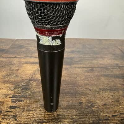 Immagine Audio-Technica ATM41HE Handheld Wired XLR Microphone Black Red - 3