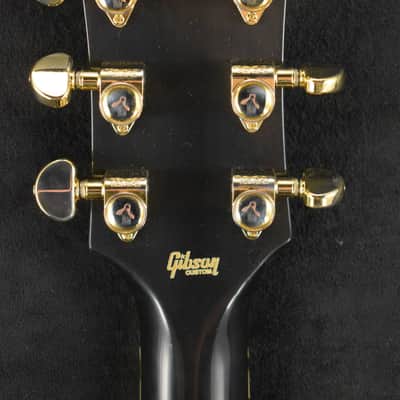 Gibson Custom Shop Les Paul Custom Chambered Body Slim Neck 3 Pickup Ebony VOS GH image 7