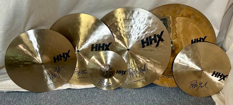 Pete York Sabian HHX Manhattan Cymbal Set image 1