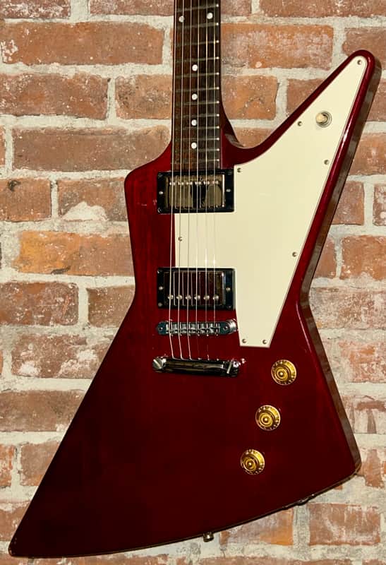 2001 Gibson Explorer '76  Cherry Finish, Includes Pro Setup & Original Hard Shell Case ! image 1