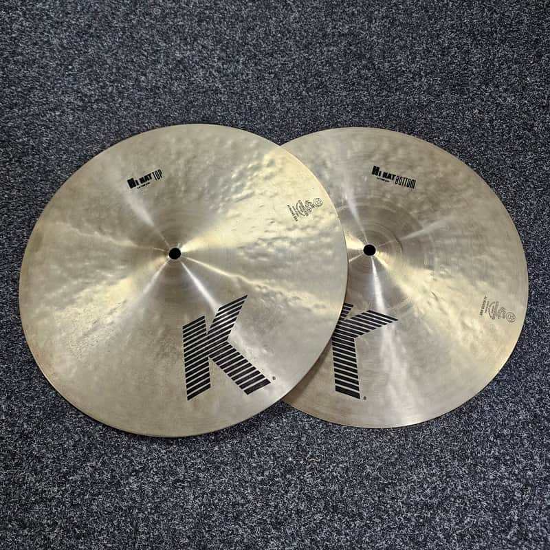 Hi Hat Cymbals 14" Zildjian K USED! RKHK060626 image 1