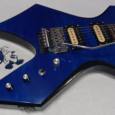 Vista Very Rare Warlock Electric Guitar - Royal Blue/Black image 3