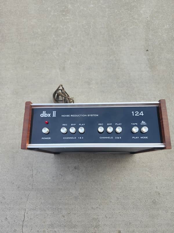 dbx 124 4-Channel Type II Noise Reduction System 1970s - Black image 1
