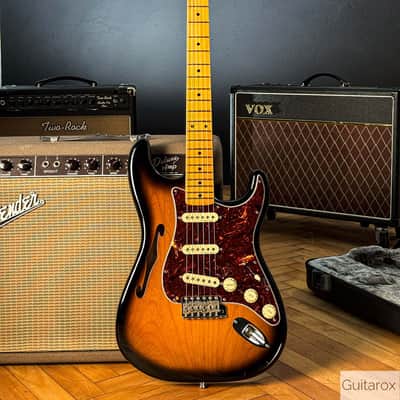 2018 Eric Johnson Signature Stratocaster Thinline Sunburst image 2
