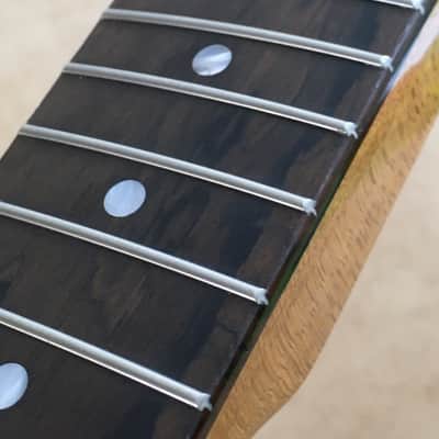 Lefty High End Warmoth Tele Neck Plekk’d USA MOP Inlays Loaded Ziricote Fretboard Roasted Maple Telecaster! image 17