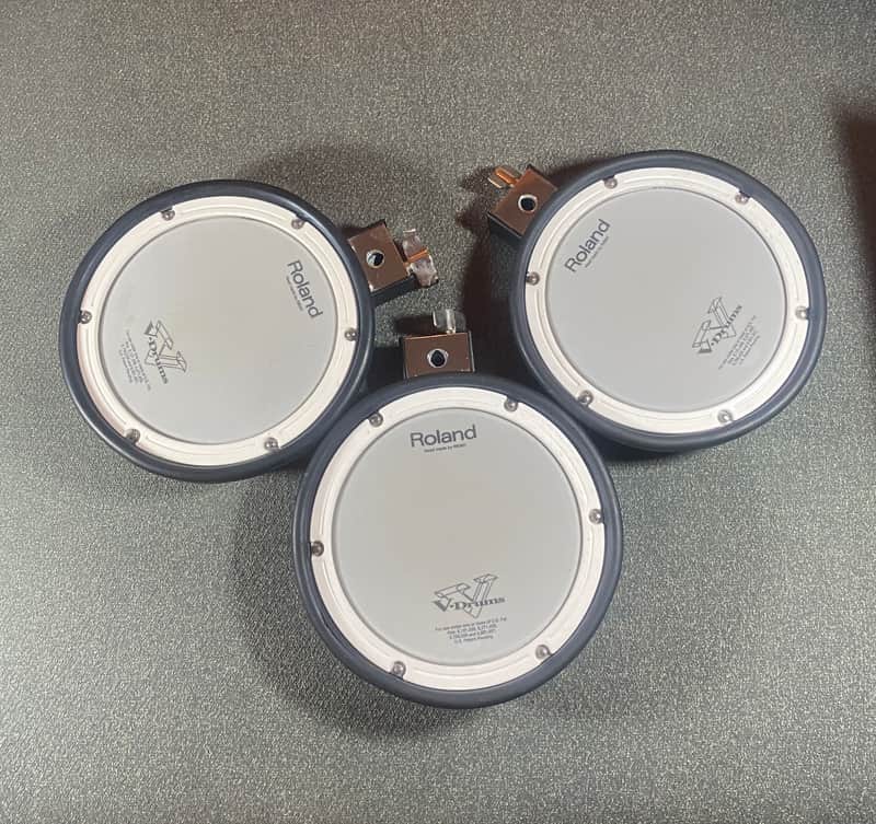 3 Pack Roland PDX8 Dual Zone 8" Mesh Electronic Drum Pad Vdrums // Snare Tom Drum Edrum image 1