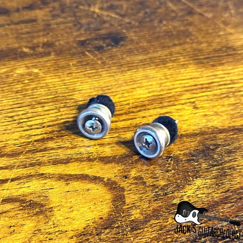 MIJ Heavy Duty Strap Buttons *USED* (1960s - Chrome) image 1