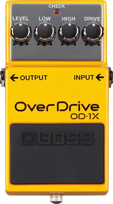 Boss OD-1X OverDrive Special Edition BOSS Pedal Effect with Premium Tone image 1