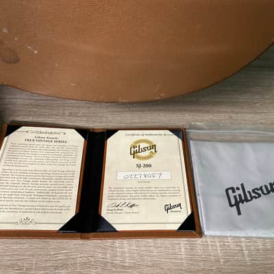 Gibson SJ-200 True Vintage Acoustic Guitar 2008 w/ Case And COA #2444 image 2