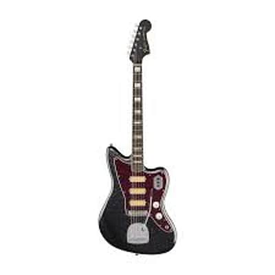 Fender Limited Edition Gold Foil Jazzmaster Ebony Fingerboard - Black Sparkle 148 image 13