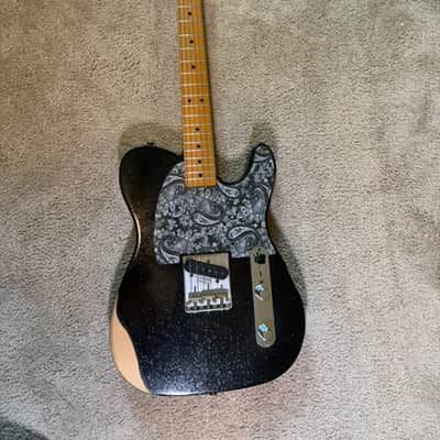 Fender Brad Paisley Road Worn Esquire Black Sparkle 2020-Present • Mint Unplayed • 5.9 lbs • Orig Gig Bag image 2
