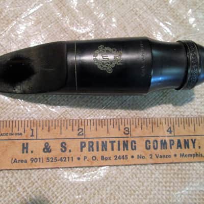SELMER Vintage Soloist C* Scroll Shank face facing C star France Tenor sax MouthPiece image 2