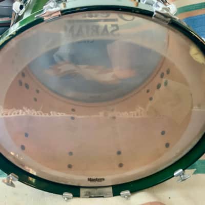 Pearl 22’’x16’’ Pearl masters custom maple shell 1996 - Emerald mist image 5