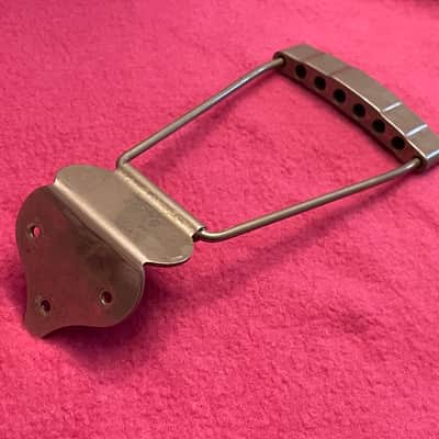 vintage 1954 Gibson archtop tailpiece for es-125 L7 150 1956 1957 image 4
