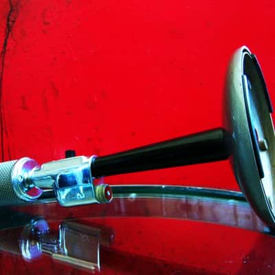 Vintage RARE 1950's Astatic K2S crystal microphone w period Astatic E6G stand T3 D104 JT30 image 12