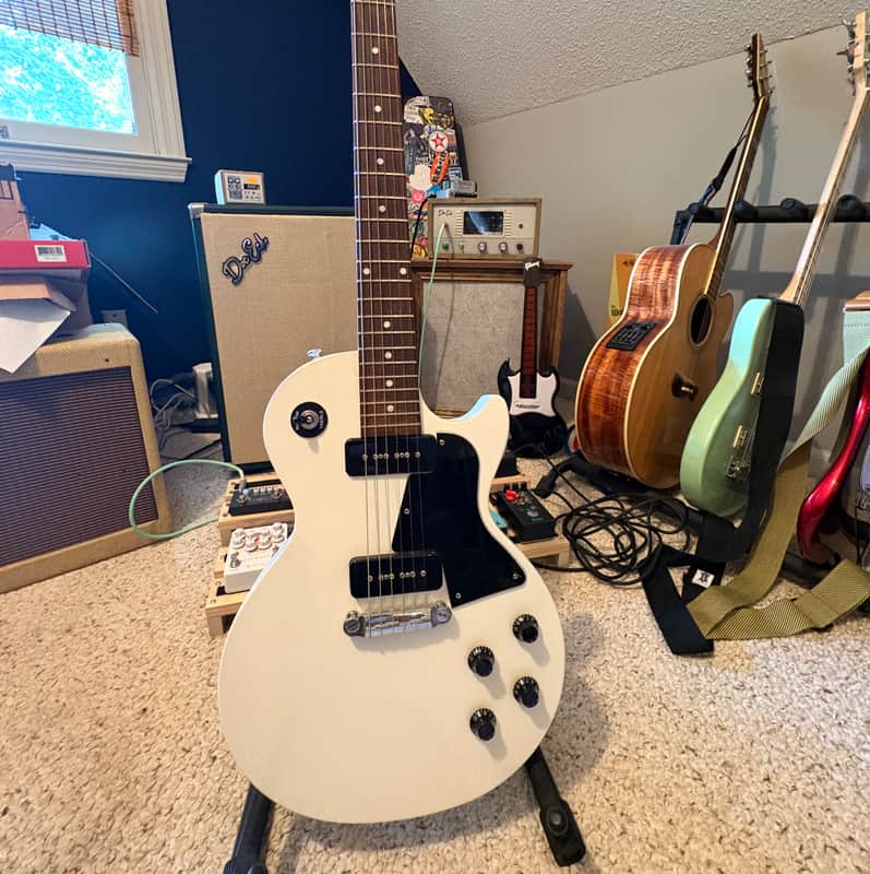 Gibson Les Paul Special Tribute P-90 2020 - 2024 - Worn White image 1