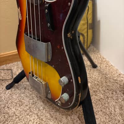 Fender 1963 Vintage Reissue P-bass 2017 - Crucible Professional Relic image 13