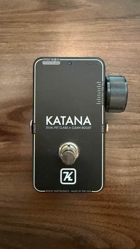Keeley Katana Clean Boost 2019 - Black XIX Edition image 1