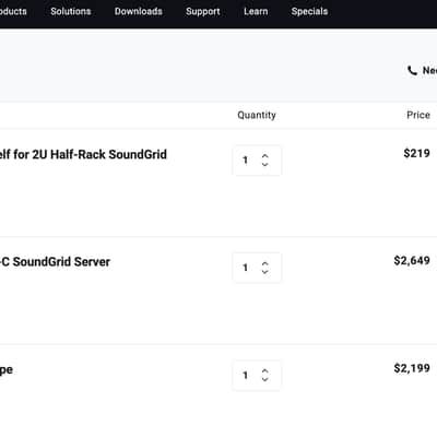 Waves Extreme-C Server X10 + Axis Scope + Rackmount for Soundgrid image 3