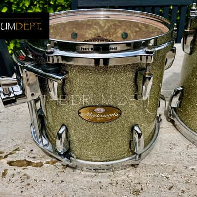 ♚MINT♚ PEARL MASTERWORKS Tom Shell Pack ♚10/12/14/15 ♚BEST DRUMS IN THE WORLD !♚SILLY PRICE ! image 16