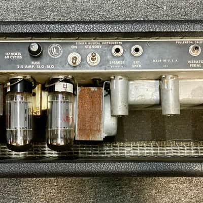 Fender Dual Showman 2-Channel 85-Watt Guitar Amp Head 1963 - 1967 - Black Panel image 24