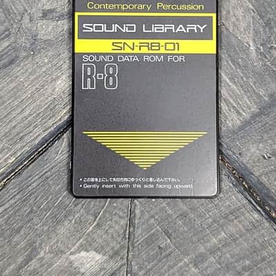 Used Roland SN-R8-01 Contemporary Percussion Sound Data Rom Card for Roland R8 image 3