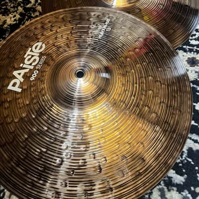 Paiste 15" 900 Series Heavy Hi-Hat Cymbals (Pair) - Traditional image 2