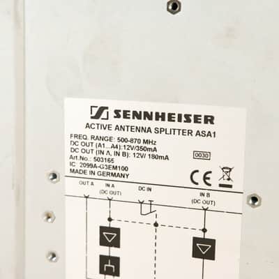 Sennheiser ASA 1 Active Antenna Splitter - 500-870 MHz (NO POWER SUPPLY) CG015X7 image 9