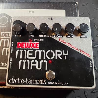 Electro-Harmonix Deluxe Memory Man 24v Analog Delay / Chorus / Vibrato 4x Panasonic MN3008 Chips XO Early Model