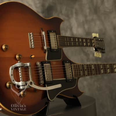 1959 Gibson Double Mandolin EMS-1235 Doubleneck w/factory Bigsby Sunburst image 12