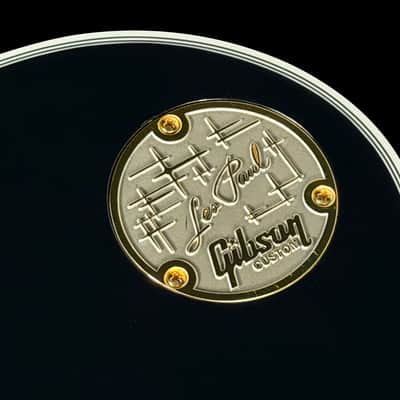 2026 Gibson Les Paul Custom 25-1/2" Long Scale Custom Shop Gloss ~ Ebony image 9