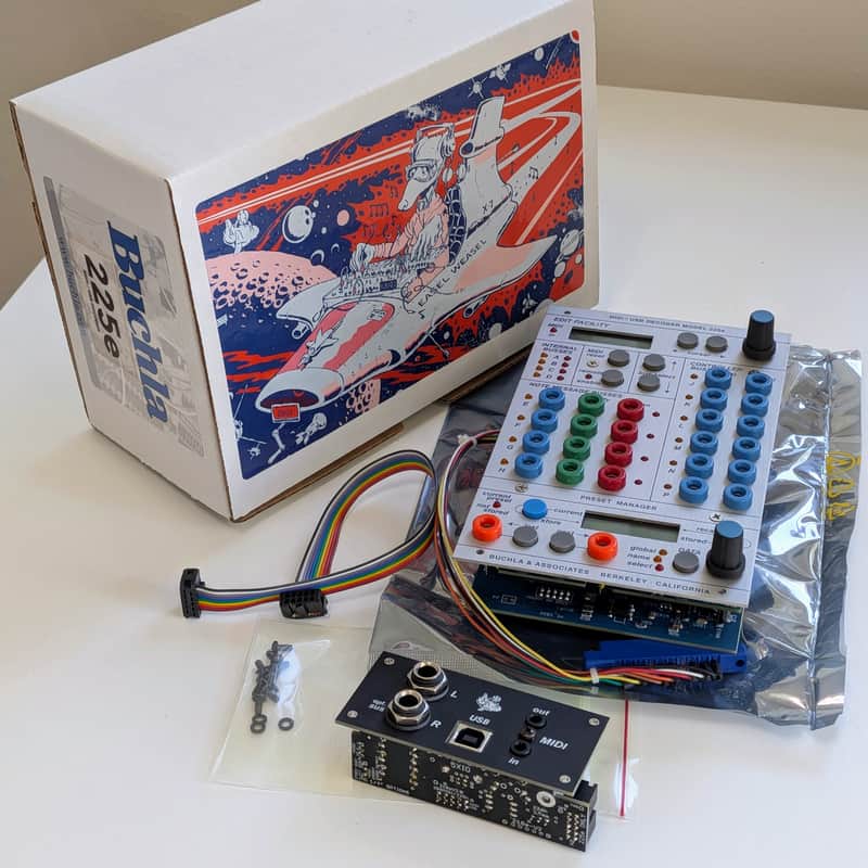 Buchla 225e MIDI Decoder / Preset Manager 2010s - Silver image 1