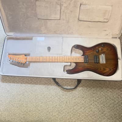 Ibanez AZ242BC-DET Premium Double Cutaway Bocote Top HH with Vibrato, Roasted Maple Neck 2010s - Deep Espresso Burst image 3