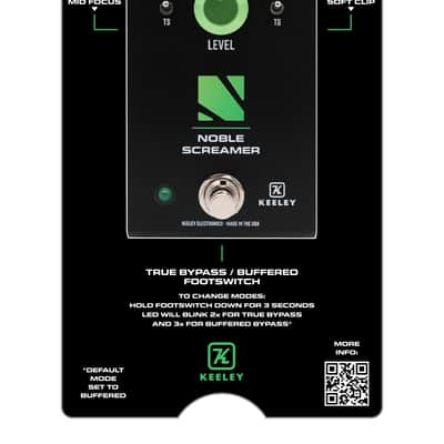 Keeley Noble Screamer Overdrive and Boost Best & Defining Characteristics Of Different Overdrive & Boost Pedals image 4