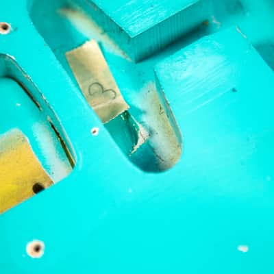 1965 Fender Stratocaster Surf Green Owned by Brian Setzer image 15